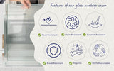 Original Kitchenville™ Glass Chopping / Cutting Board 50x40cm