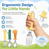 Kitchenville kids stainless steel cutlery set for lunch boxes
