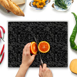 Original Kitchenville™ Glass Chopping / Cutting Board 40x30cm