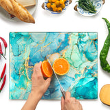 Original Kitchenville™ Glass Chopping / Cutting Board 50x40cm