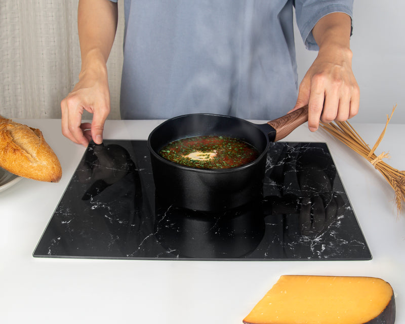 Kitchenville Glass Board with food